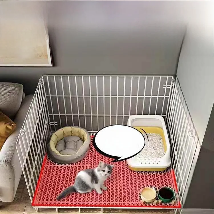 실내 고양이 케이지 빌라, 화장실 내장형 초대형 넓은 공간, 가정용 쌓을 수 있는 고양이 집, 고양이 케이지 빌라