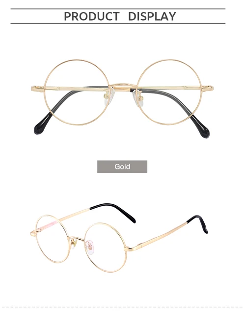 Silver Eyewear COASION Vintage Round Clear Glasses Non