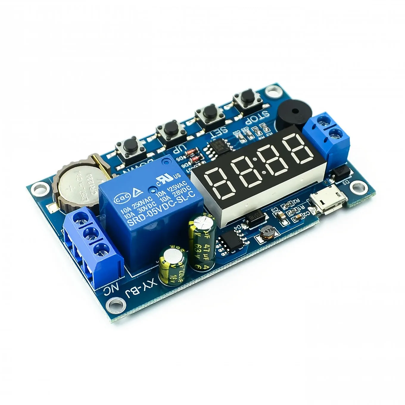 DC 5V Real time Timing Delay Timer Relay Module Switch Control Clock ...