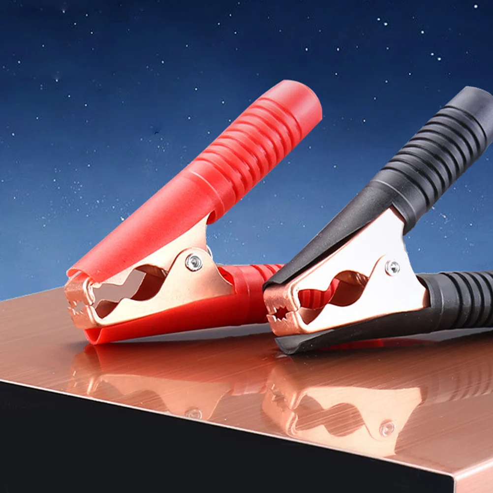 

10pcs Clamp Electrical Test Clamp Insulated Crocodile Clip