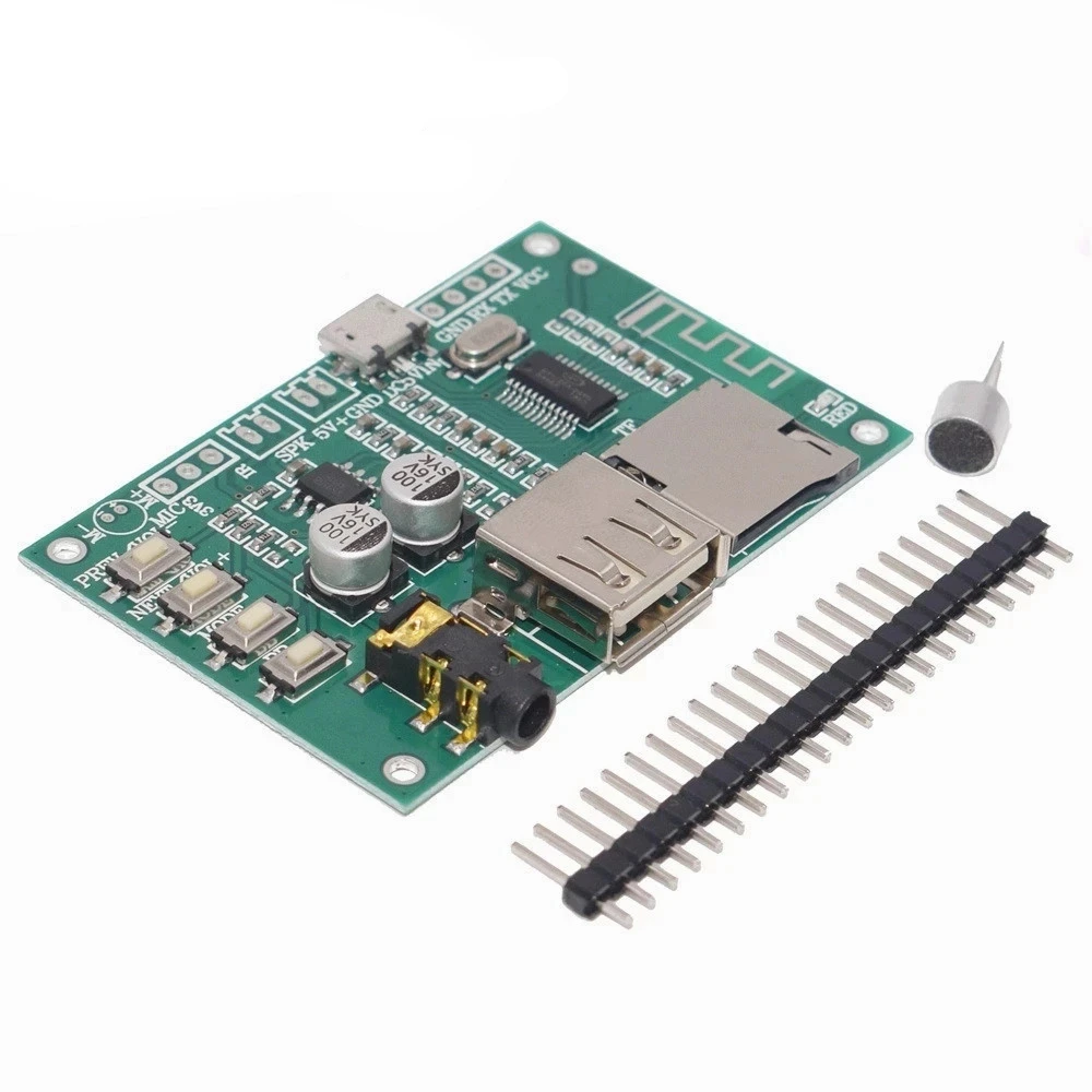 10 Pz Bt201 Bluetooth 5.0 Amplificatore Scheda Lettore Modulo Supporto Scheda Tf U Disco Lossless Amplificatore Di Potenza Scheda Audio Aux