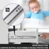 14inch Soft Self Close Drawer Slides 6 Pairs (12pcs) Full Extension Ball Bearing Drawer Slides 3 fold Full Stretch Side Mount 4