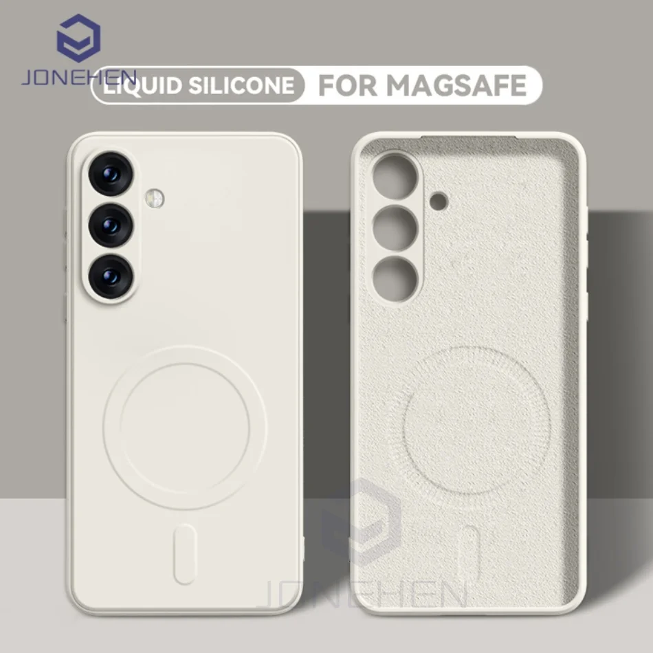 Magnetic Liquid Silicone Case with TPU Cover