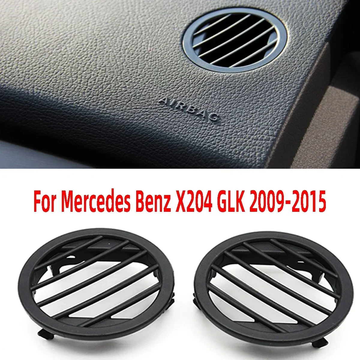 메르세데스 벤츠 GLK 클래스 X204 GLK200 GLK250 GLK300 GLK350 2008-2015 용 x1 대시 에어컨 콘센트 벤트 그릴 커버 트림