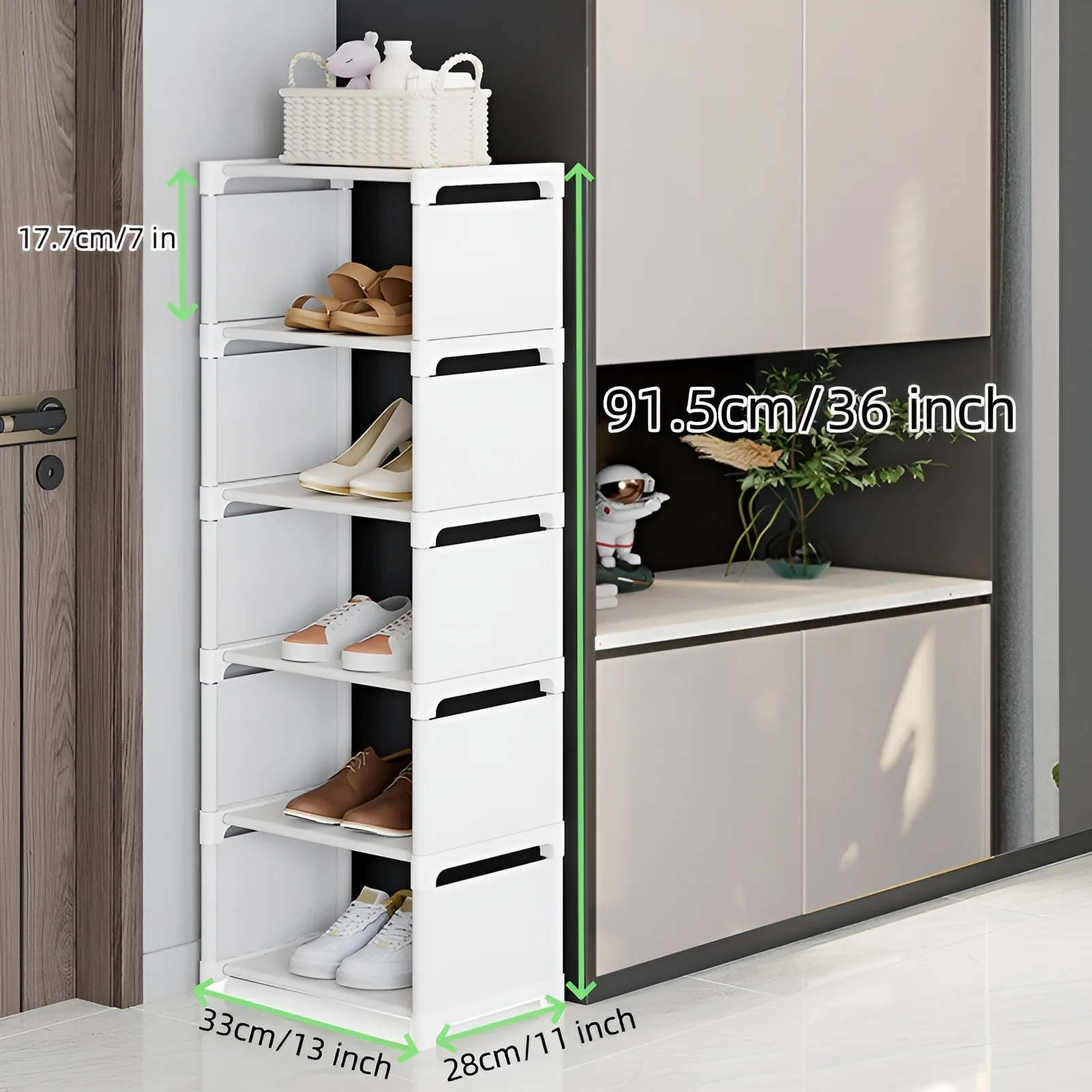 Simple Shoe Rack 6-10 Tiers High Capacity Easy Assembly for Entryway Hallway Living Room & Dorm for Shoe Rack Shoe Organizer Shoe Cabinet