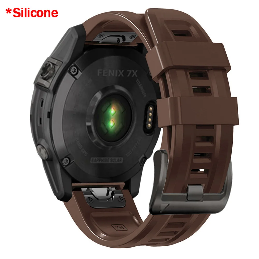 Premium Leather Watchband with 26mm QuickFit Strap - Elegant and Durable Design