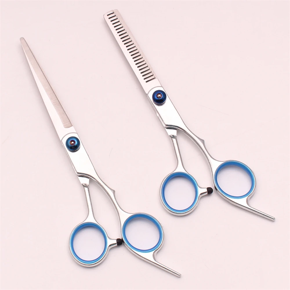 Friseur Schere 6 "Japan Edelstahl Ausdünnung Schere Haar Schneiden Schere Styling Haar Scher Haarschnitt Set Dropshipping C1000 – Detail 1