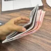 Men's Wallets with 100 US Dollar Pattern Male Leather Wallet with Card Holder Coin Pocket Purse Cartera Hombre 4