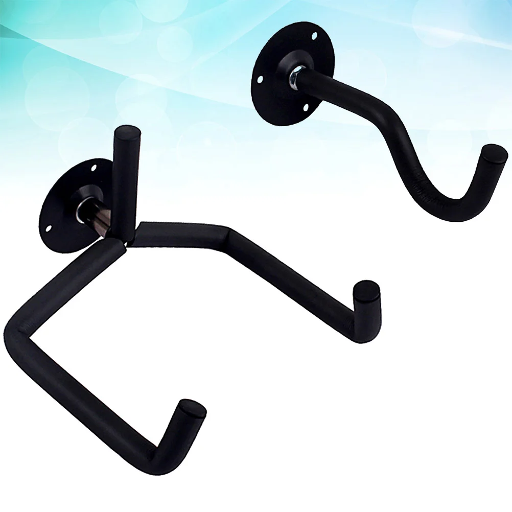 

2 PCS Guitar Parts Holder Strings Wall Support Cradle Coat Hanger Mount Metal Rack Hook Stand Pick