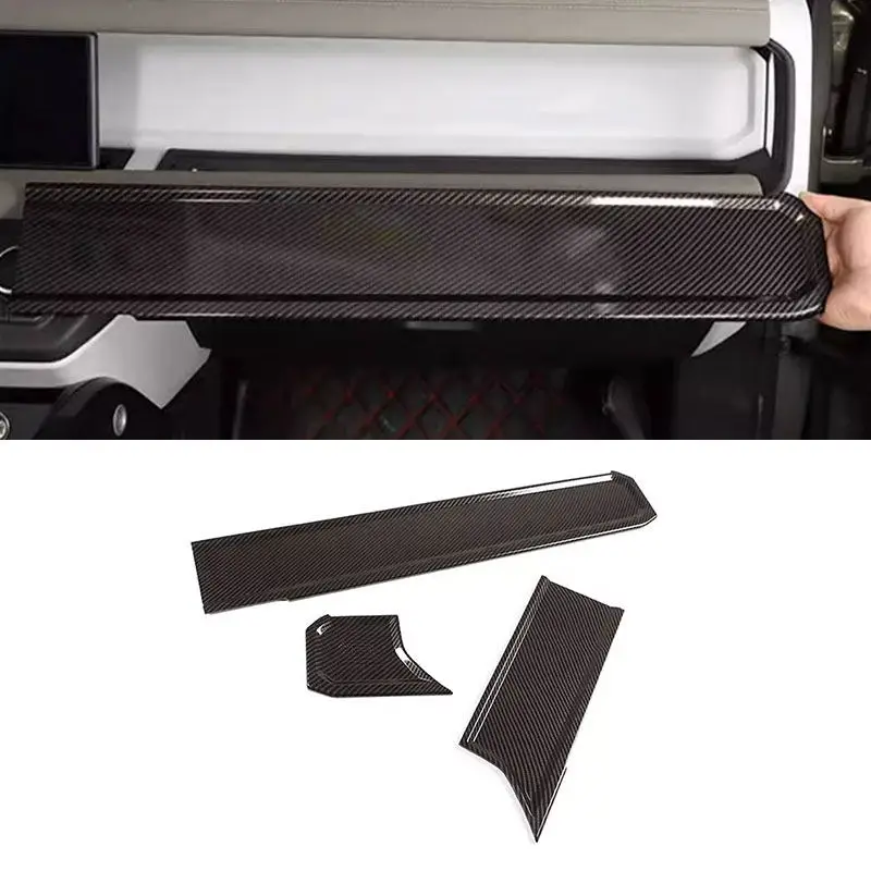 

LHD For Land Rover Defender 90 110 2020 2021 2022 2023 Car Center Console Dashboard Letter Panel Word Sticker Strip Cover Trim