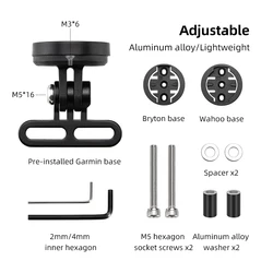 ROCKBROS Aluminum Alloy Front Light & Accessory Extension Holder (Mini)
