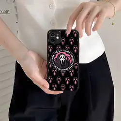 Ghost Face Art Scream Matte Phone Case Cover - iPhone 13 Pro (Z1)