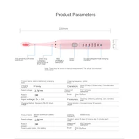 Elektryczna soniczna szczoteczka do zębów dla dorosłych Kid 6 tryb inteligentny czasomierz wybielanie szczoteczki do zębów IPX7 wodoodporna ładowarka USB wymienna głowica 5