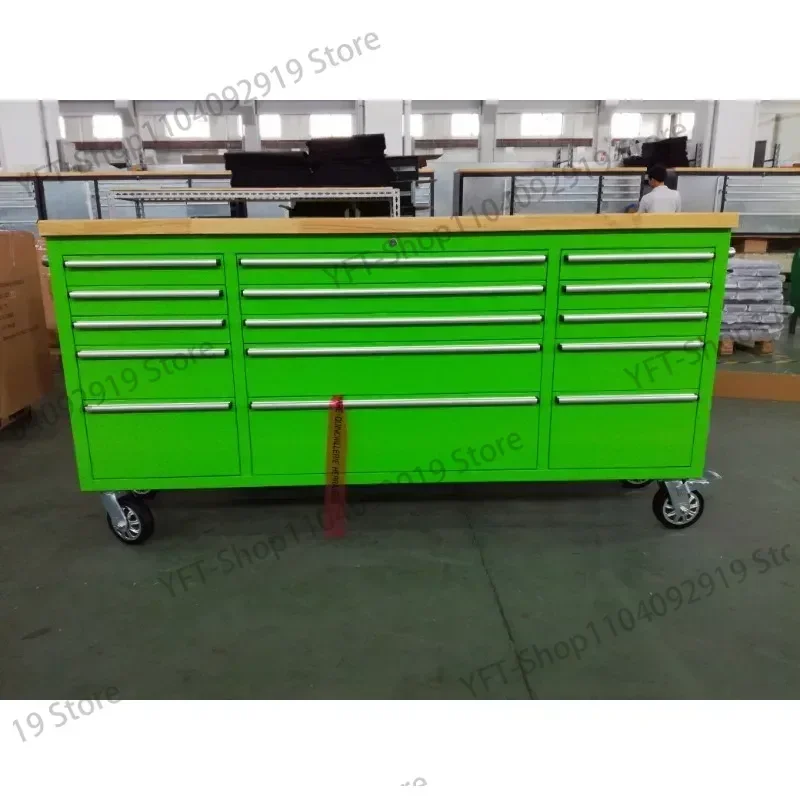 72 Inch Tool Box Roller Storage Black Tool Box Roller Cabinet Chest 4