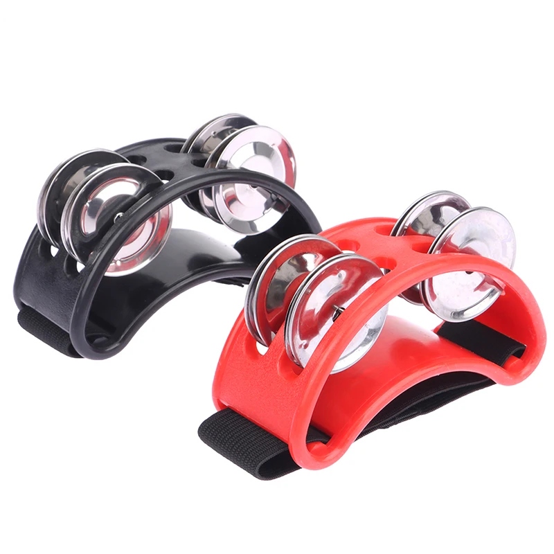 Musical percussion instruments 1Pc drum accompaniment foot jingle drum foot rattle children musical educational tambourine percussion instruments