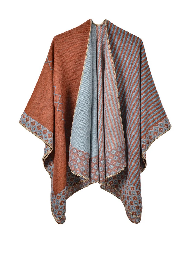 ������ ���� ĳ�ù̾� ��ī�� �ܿ� ���� ��� �β��� �� �� ī�� �Ķ� Mujer Pashmina Chales Echarpe Hiver Luxe