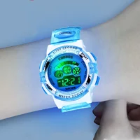 Montre Électronique Étanche pour Enfant Garçon et Fille, Accessoire avec Cadran Shoous, Multifonction, Alarme 3
