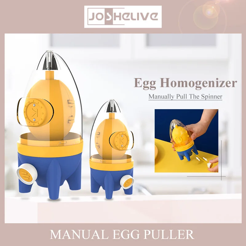 Manual Egg Pullet Egg Mixer White Yolk Mixer Tools Shaker Without Breaking The Eggs Puller Artifact Kitchen Tool