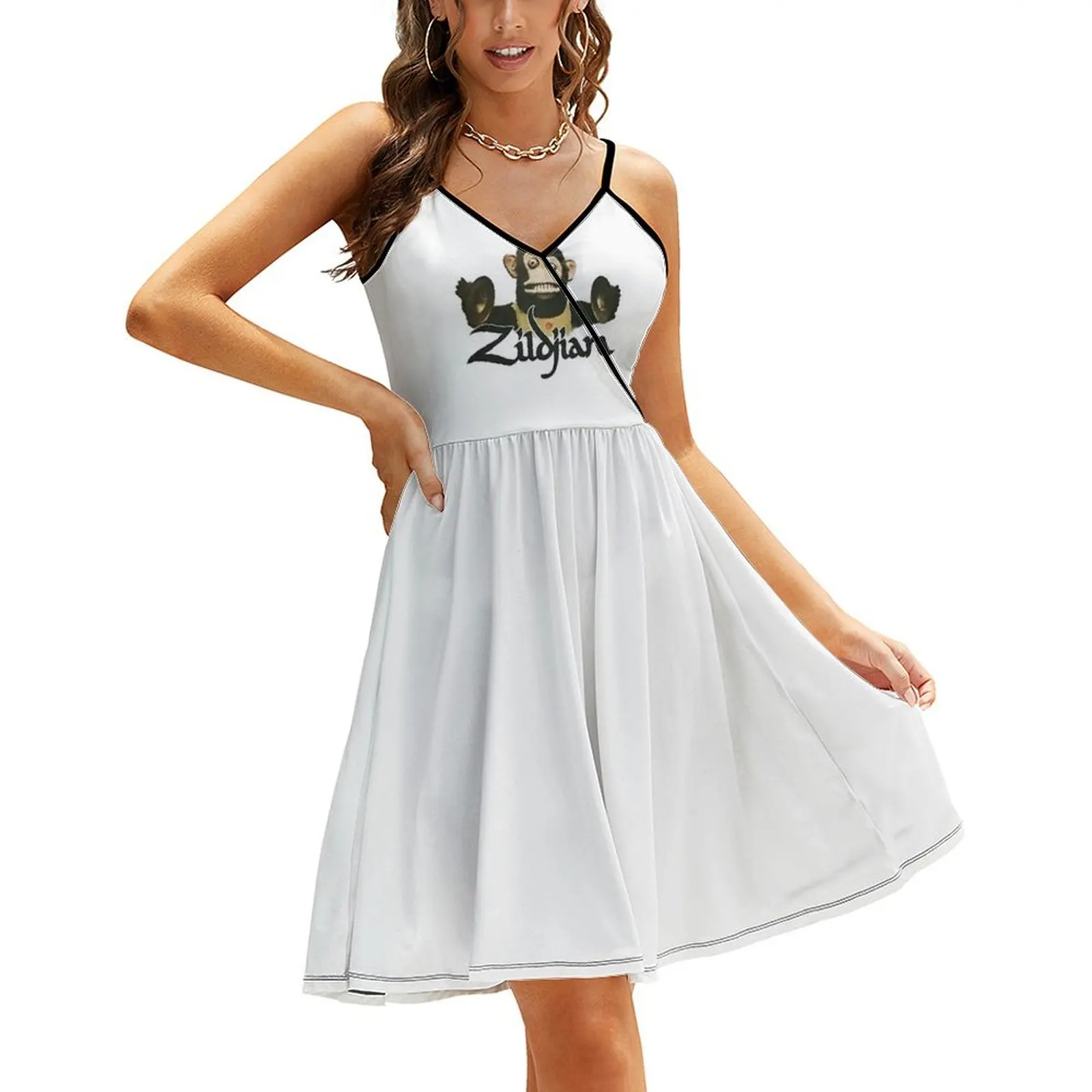 

happy monkey Sling Dress woman dress Aesthetic clothing dress women summer