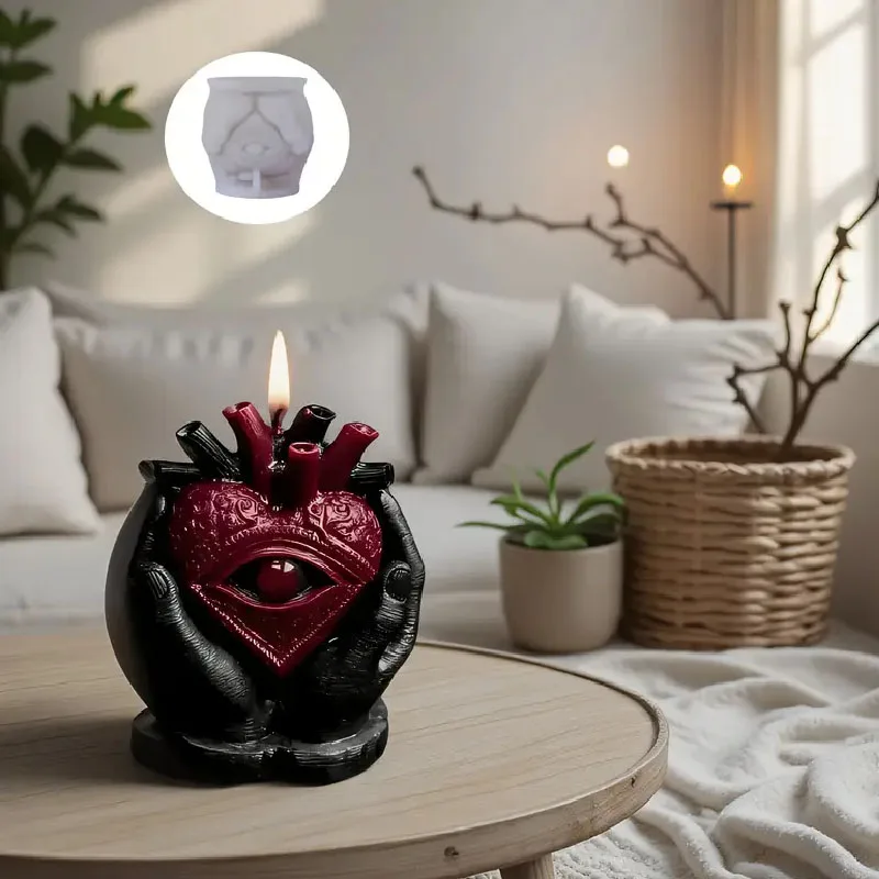 Spooky Demon Eye Candle Mold