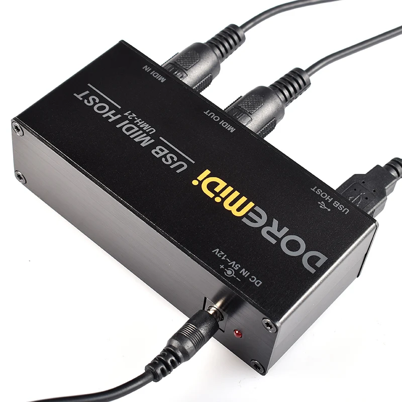 DOREMiDi 고속 USB MIDI 호스트 박스 USB-MIDI 컨버터 UMH-21