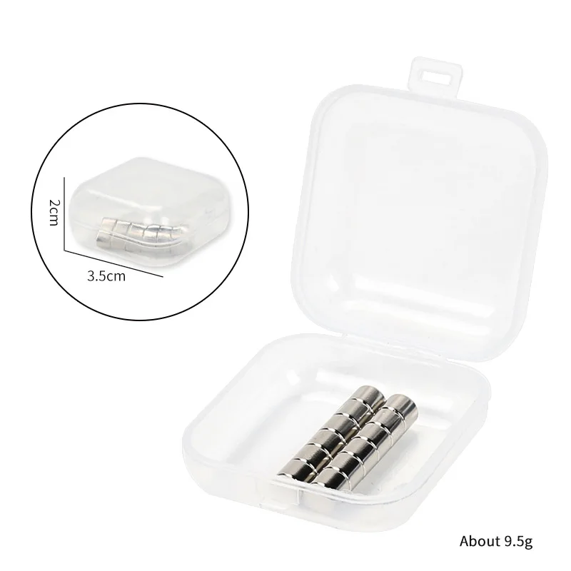 Magnetic nail art tools 12Pc/Box round small magnets for nails art UV gel acrylic nail tips sizing cutter styling