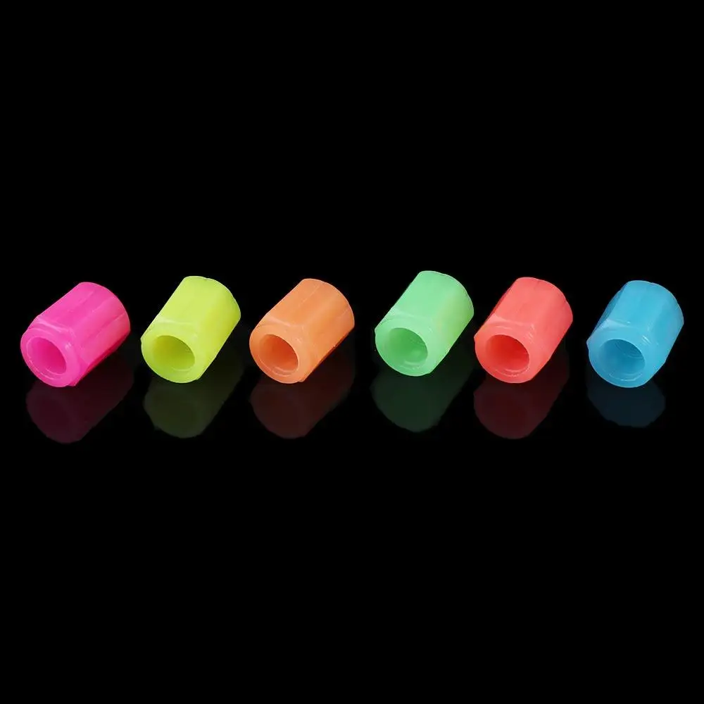 Luminous Car Wheel Tire Valve Caps - Glow-in-the-Dark Stem Covers