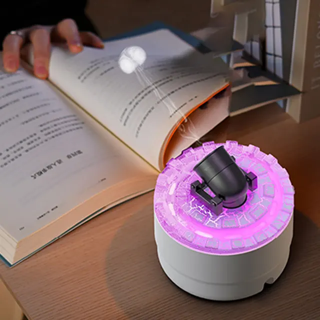 Volcanic Crack Cannons Humidifier Essential Oil Diffuser with Timer RGB Cannon Blast Aroma Humidifier Aromatherapy Diffuser 3