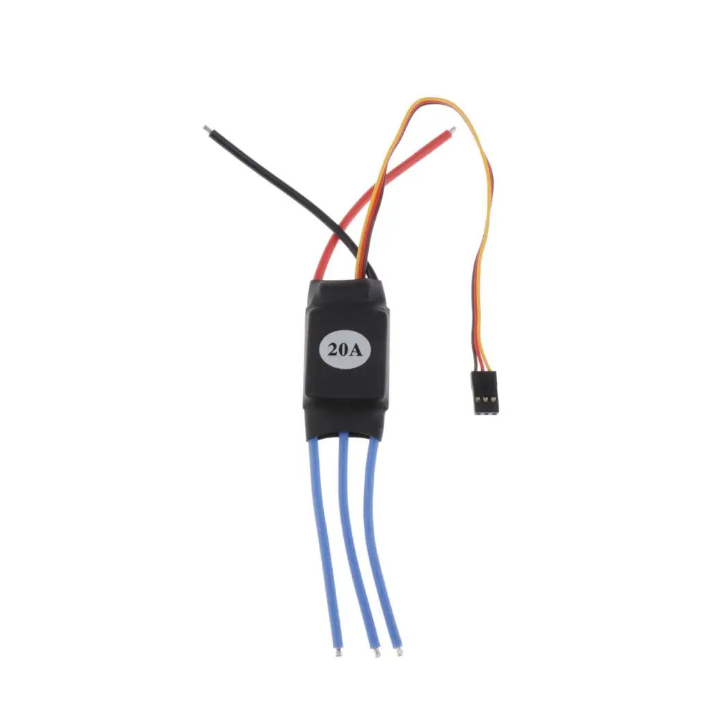 

1x 20A бесщеточный ESC 2-3S Дрон RC вертолет обновленные детали аксессуары