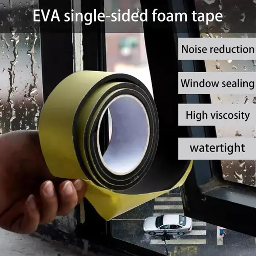 EVA Foam Adhesive Tape Moisture Proof Shockproof Friction Protection Preservative Tape Seal Single Sided Self-adhesive Foam 5M - Image 2