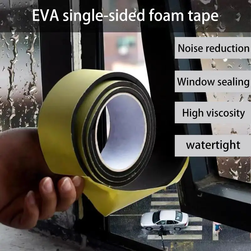 EVA Foam Adhesive Tape Moisture Proof Shockproof Friction Protection Preservative Tape Seal Single Sided Self-adhesive Foam 5M - Image 2