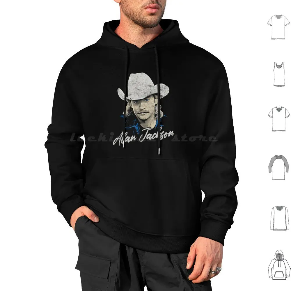 

Alan Jackson Classic T-S Hoodie cotton Long Sleeve Alan Jackson Denise Jackson Country Singer Alan Jackson Alan Jackson