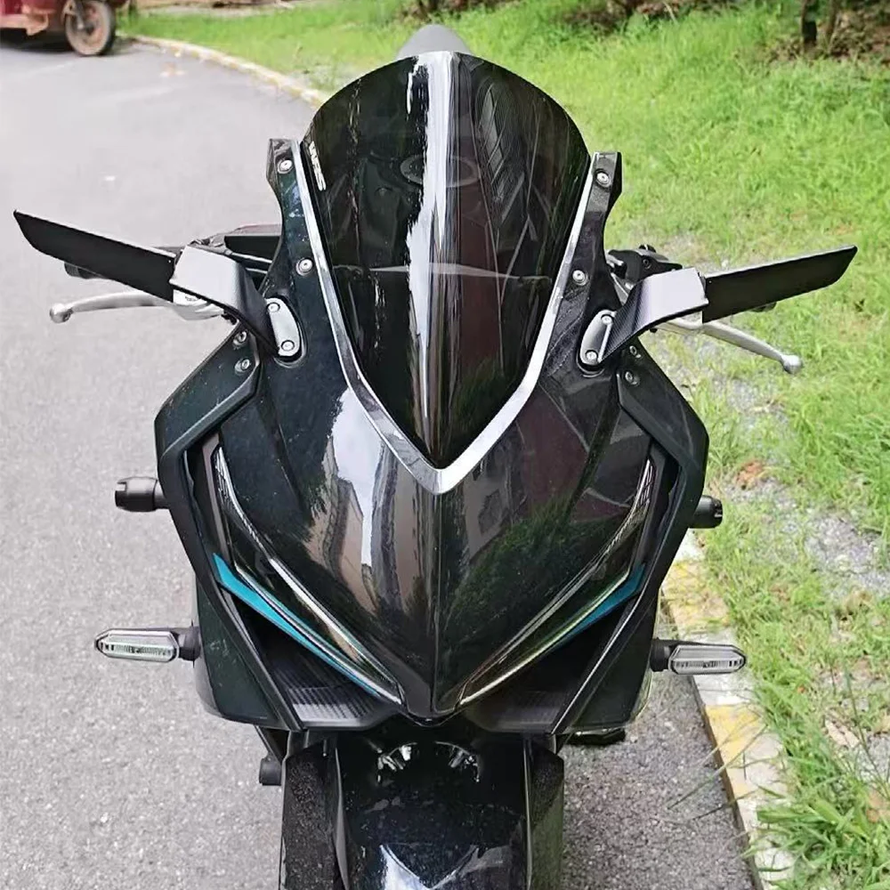 혼다 CBR 650R 2019-2026 2024 2023 2022용 CBR650R 리어뷰 미러, 스텔스 스포츠 윙렛 미러 키트, 조절 가능한 스텔스 미러