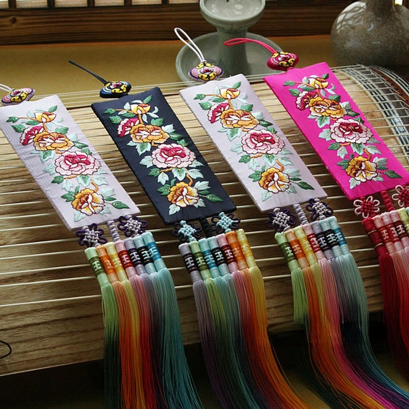 Hanbok Pendant Korean Original Imported Hanbok Embroidery Pendant Car Hanging Bride Pendant