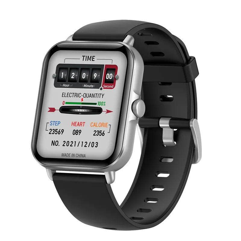 2022 New Women Smart Watch 1.69 Inch Full Touch Screen Bluetooth Call Sports Fitness Bracelet IP67 Waterproof Men Wristband L21 