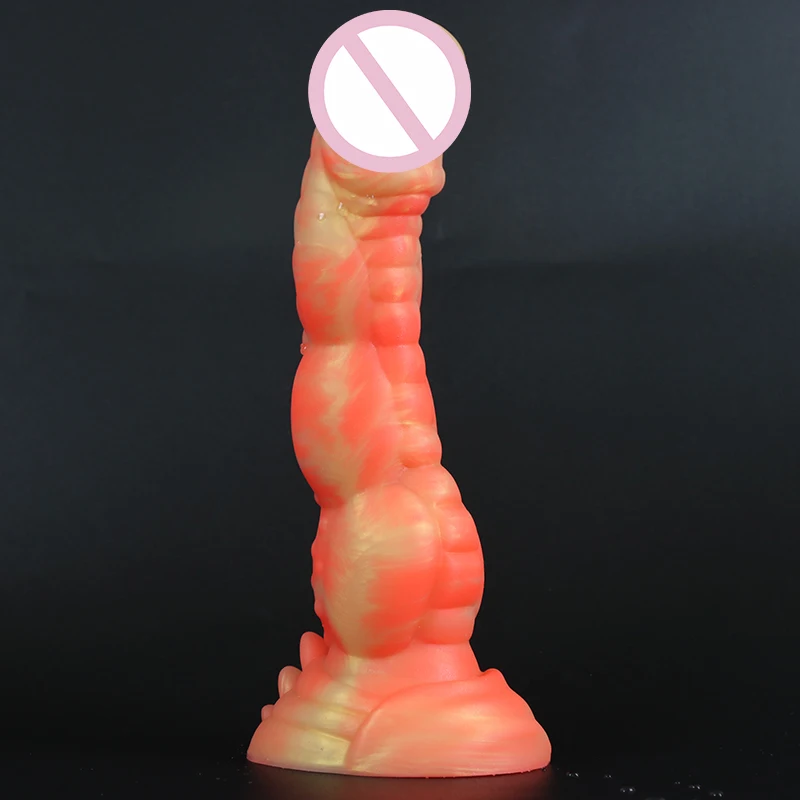 Big Realistic Anal Dildo Liquid Silicone  Simulated penis with Strong Suction Cup pink penis G Spot Dildo for Women Men Sex Toys