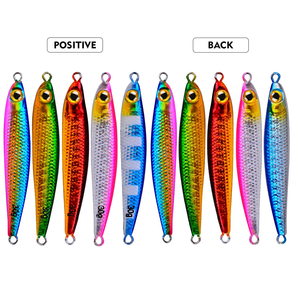 1pc Schnell Sinkende Jigging Köder Lange Cast 7g 10g 15g 20g 30g Langsam jig Metall Jig Angeln Köder Forelle Künstliche Harte Köder Haken – Detail 6