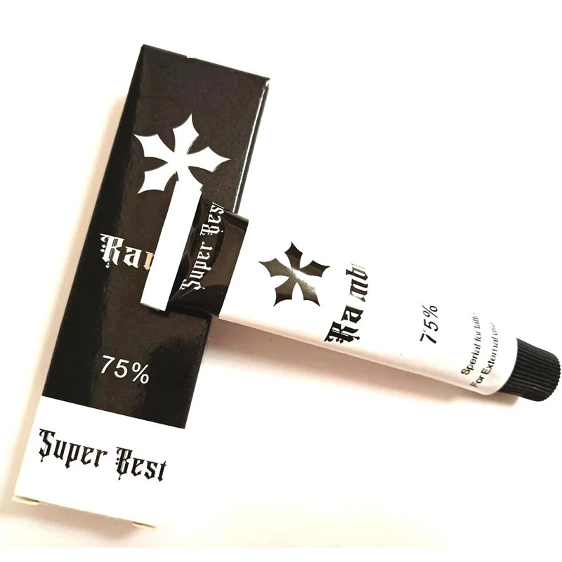 Rambo 75 Tube Strong Before Tattoo Care Cream Gel Semipermanent Makeup