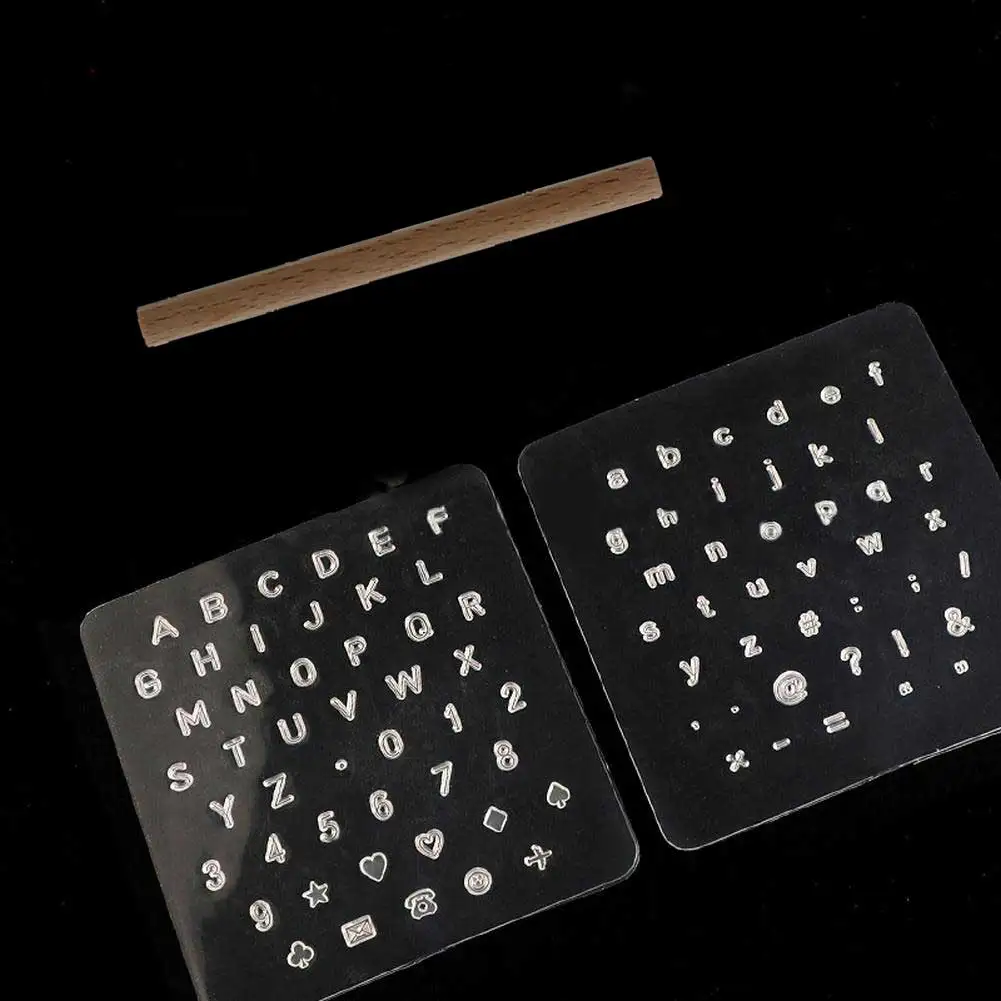 Leather Tools Leather Craft Tool Kit Leather Craft Tools Leather Craft Tool Leather Craft Template 3pcs Craft Leather Stamping Alphabet Letter Number Printing Template Letter Number Stamper Leathercraft DIY Leather Tool