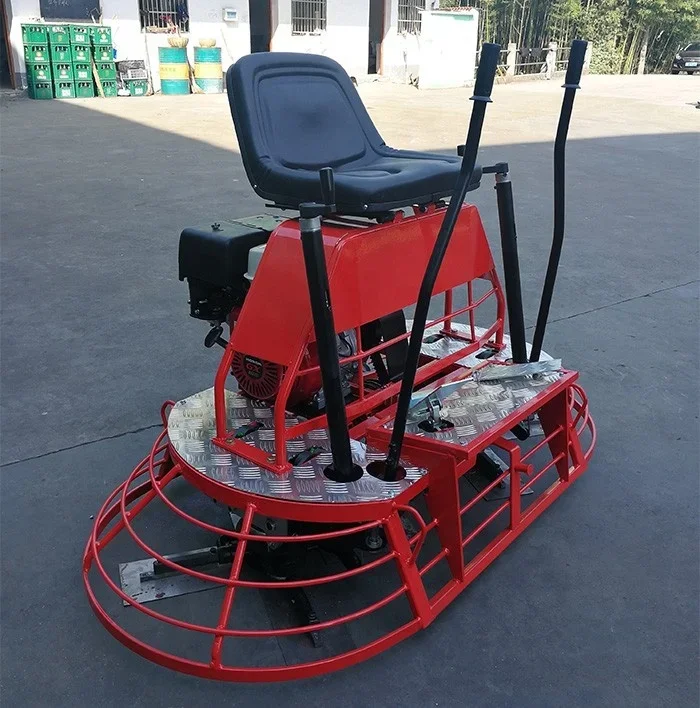 Easy operation 30/36 inch ride on double blade concrete trowel machine