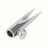 1/2Pcs Adjustable Aluminum Alloy Eyebrow Pencil Sharpener Tool – Manual Drawing Pen Knife with Secure Clamp for Beginners 6