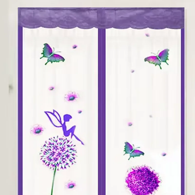 Creative Magnetic Screen Door Curtain, Anti Mosquito Net, Insect Fly Bug Curtain, Automatic Closing Mesh, Summer Home Items, 1Pc