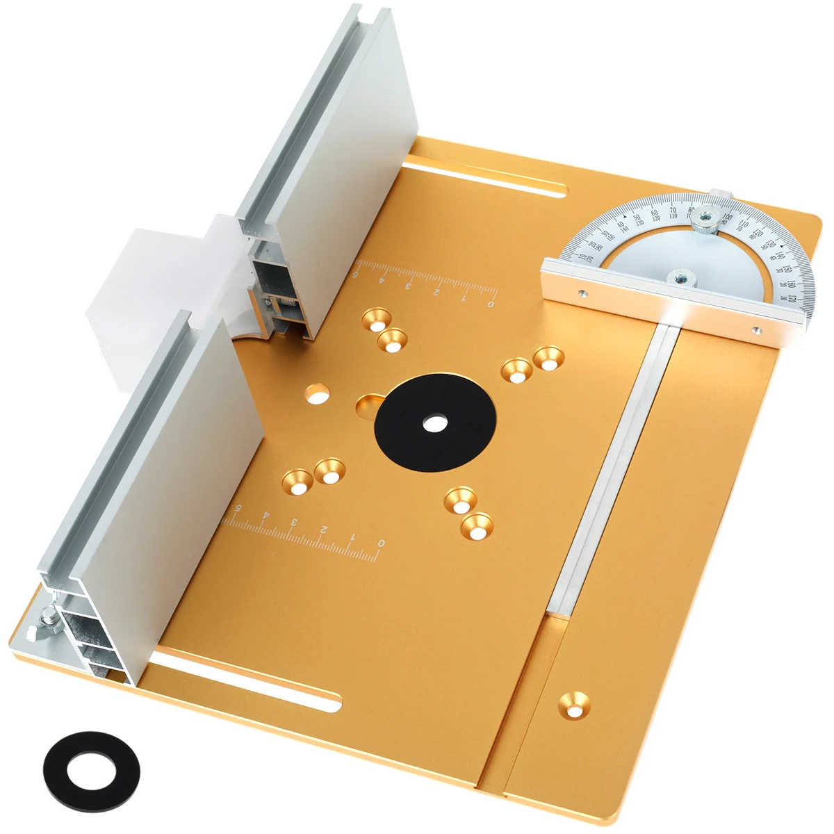 MultifunctioneleAluminiumRouterTafelInsertPlaatHoutbewerking