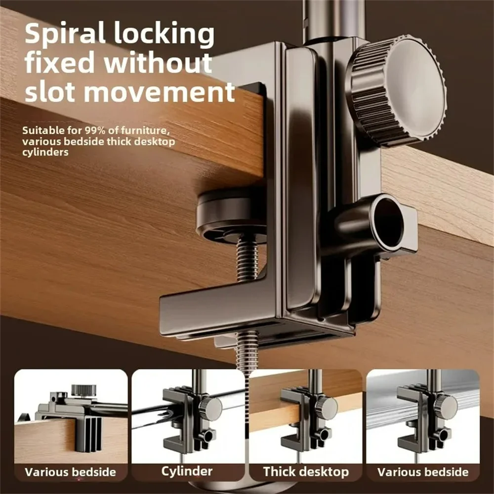 Desktop Mobile Phone Holder Lazy Live Broadcast Folding Cantilever Bracket Bed Clip Bedside for iPhone Xiaomi iPad Tablet Holder