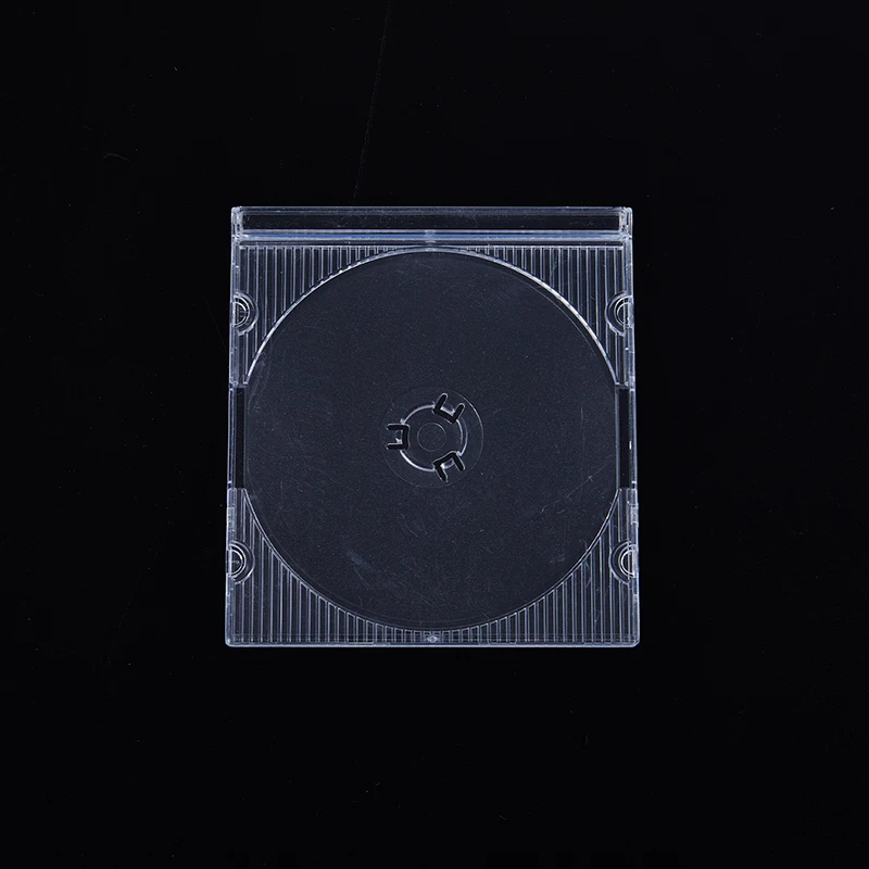 CD DVD Storage Case 5/10pcs Household Standard Single Disc Empty Clear Plastic Box