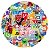 100pcs Programming Stickers Graffiti Laptop Fridge Phone Skateboard Computer Car Waterproof DIY Sticker Decals Kids Toy 3