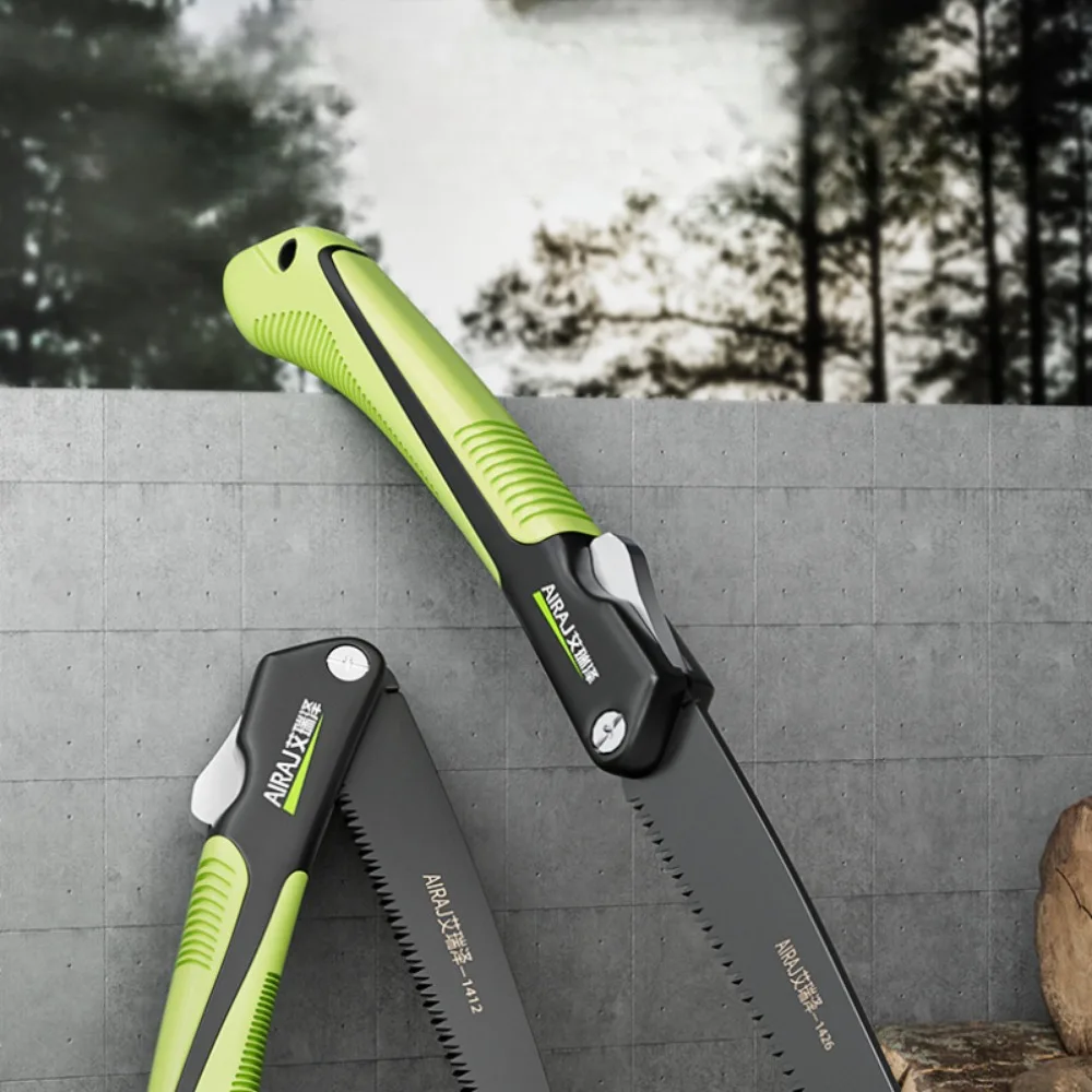 Description Picture 2 of itemNew Folding Saw SK9 Steel Sharp Wear-resistant Portable Household Hand Saw Woodworking Saw 205mm 235mm Blade Length