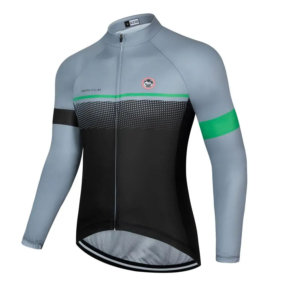 Cycling Jersey New Autumn Long Sleeve Men Summer Cycling Clothing Tops Spring MTB Bike Jersey Road Bicycle Jackets