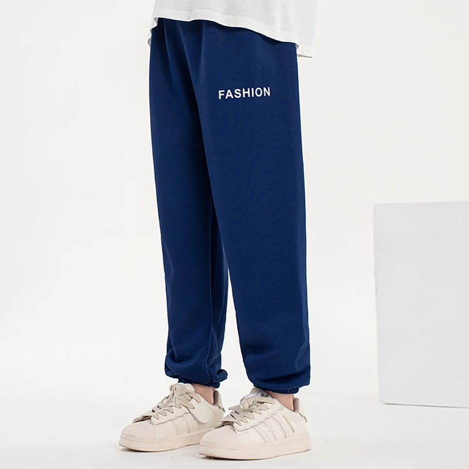 Summer And Autumn New Children's Solid Color Letter Casual Sports Sweatpants For Boys And Girls Handsome And Cute Pants 11 S384601033ad3445789b8f441b5b29afcU