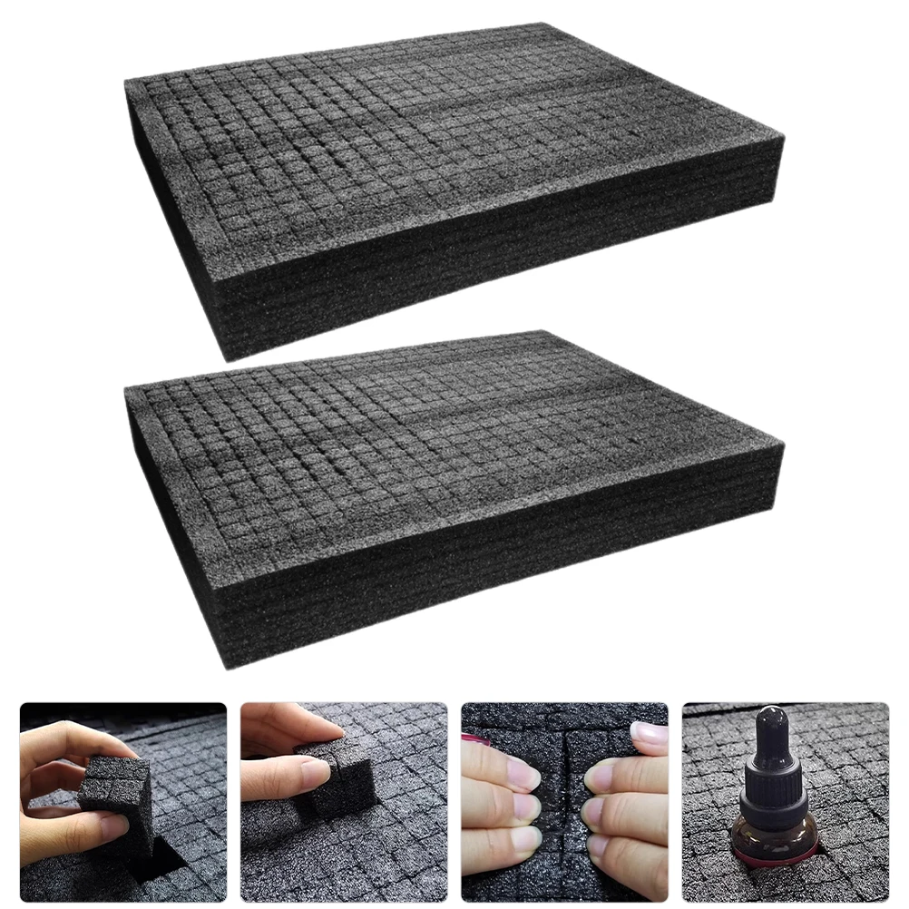 2Pack 40x30x5cm Pick Apart Foam Insert Pluck Pre Cube Sheet Foam DIY Foam  for Board Cases Storage Drawer Toolbox with 2pcs Pads - AliExpress